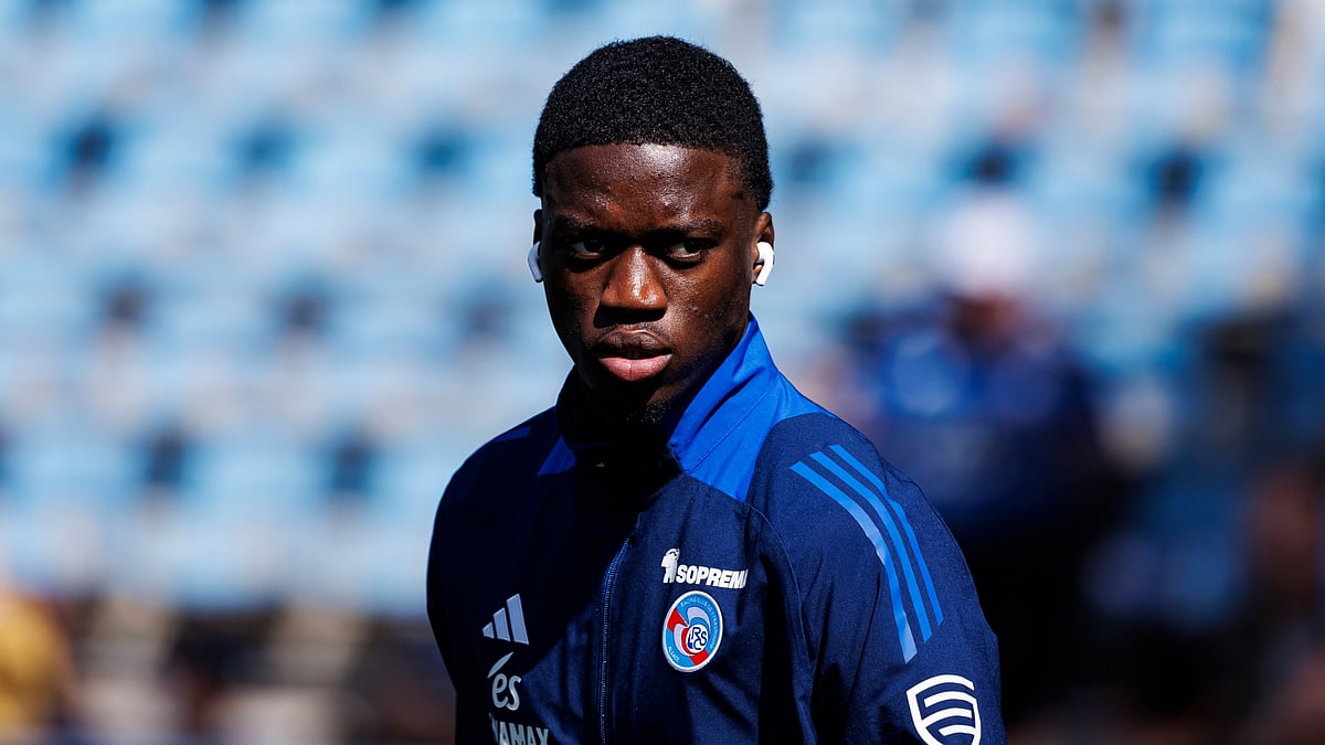 File : Chelsea's new signing Mamadou Sarr.