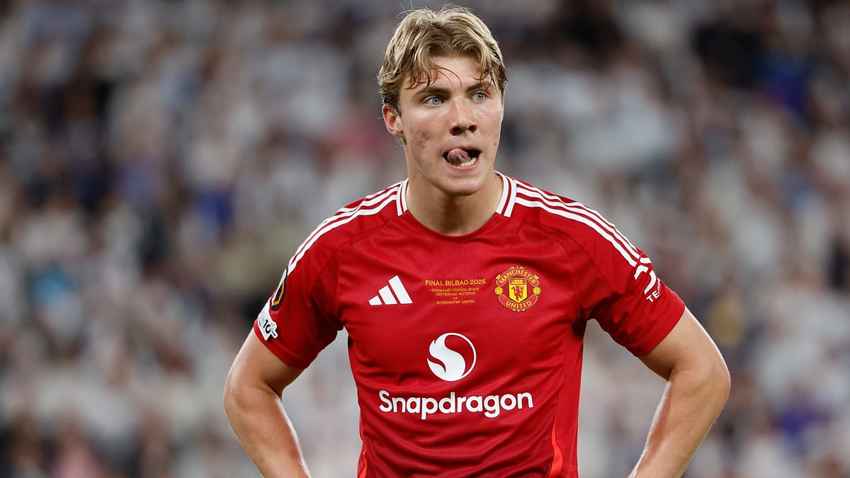 Rasmus Hojlund said he expects to play for Manchester United