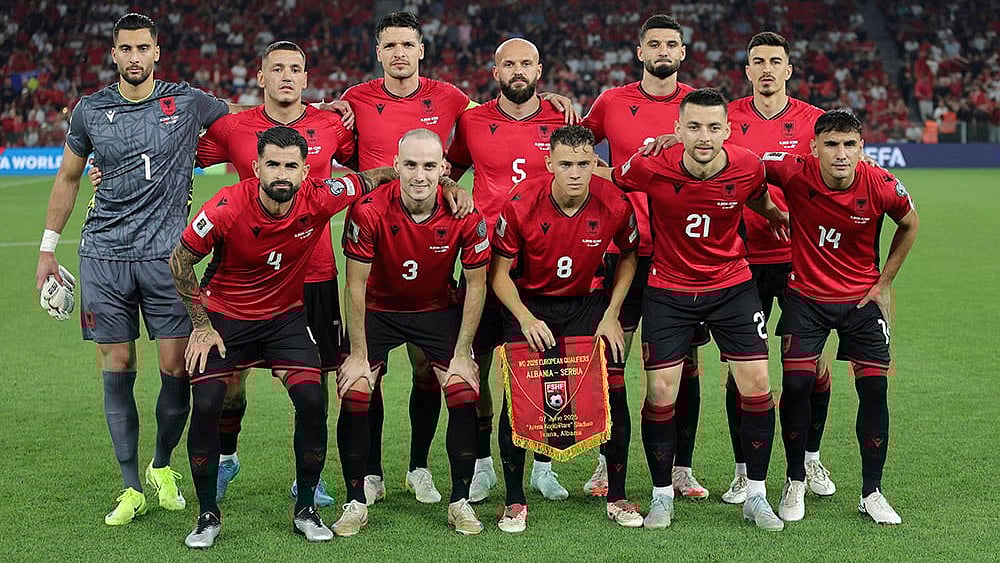 | Photo: AP/Vlasov Sulaj : FIFA World Cup 2026 European Qualifiers: Albania vs Serbia