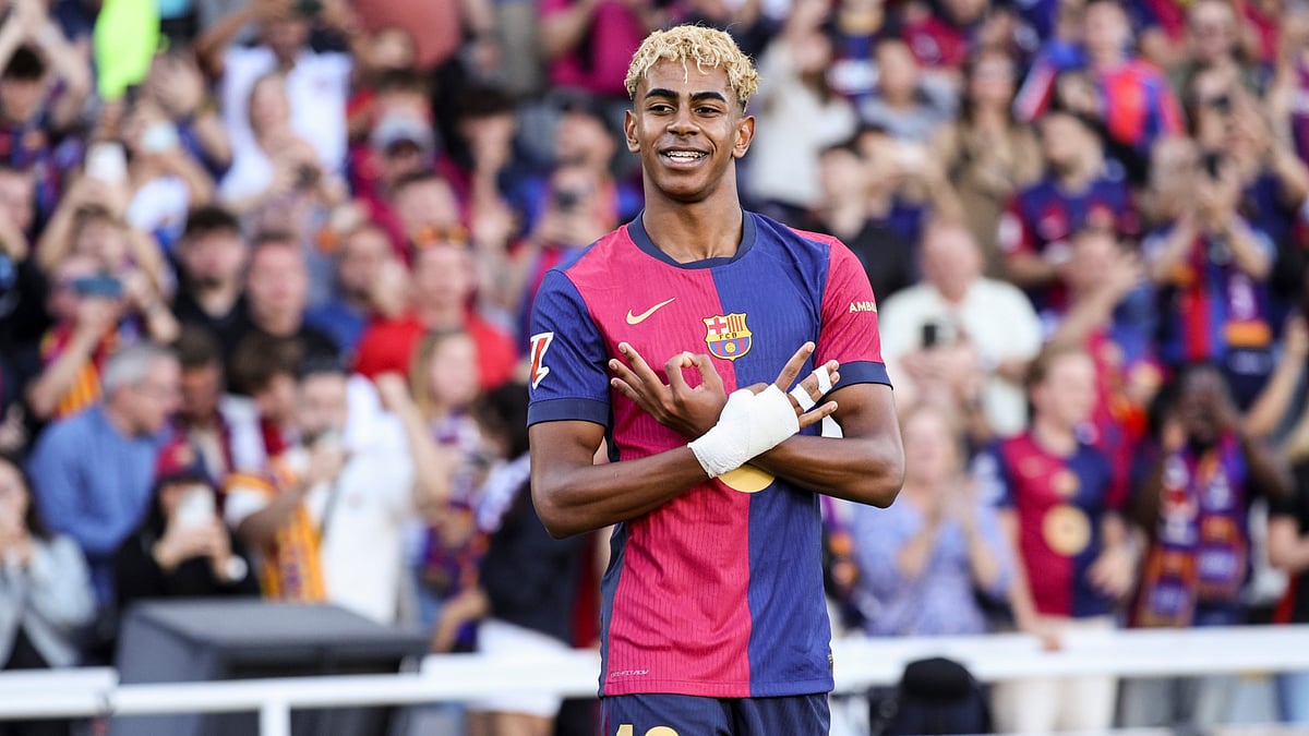 Barcelona's Lamine Yamal