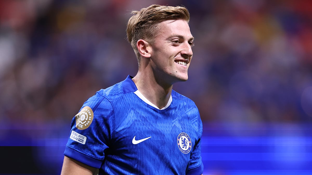 File : Liam Delap in action for Chelsea against LAFC in the FIFA Club World Cup 2025.