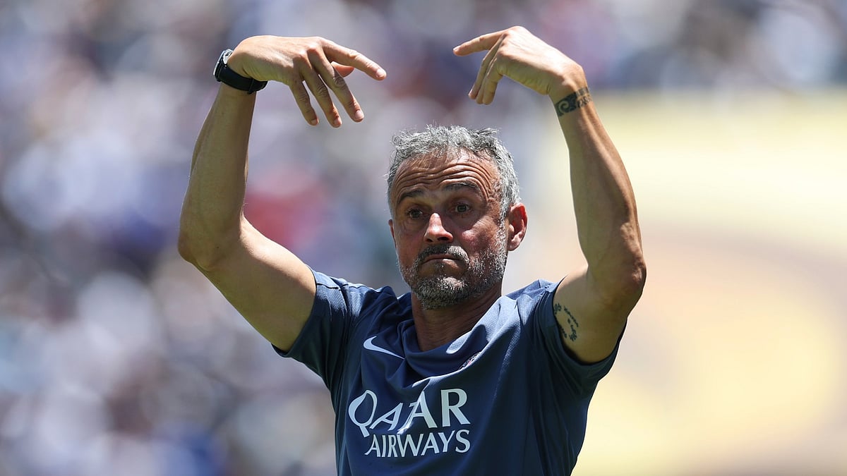 Paris Saint-Germain head coach Luis Enrique