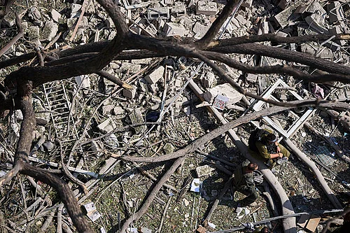 | Photo: AP/Oded Balilty : Representative image: The conflict has spread to Lebanon, where Israel has struck Iran-backed Hezbollah positions and begun ground operations.