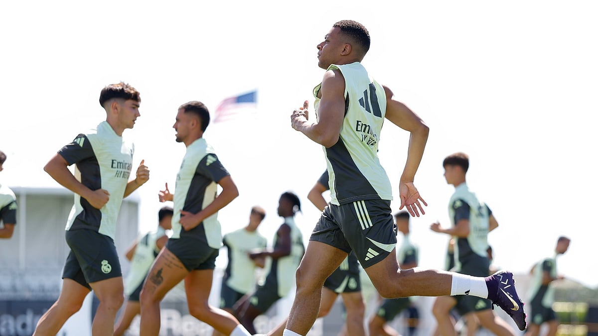 Real Madrid's Kylian Mbappe