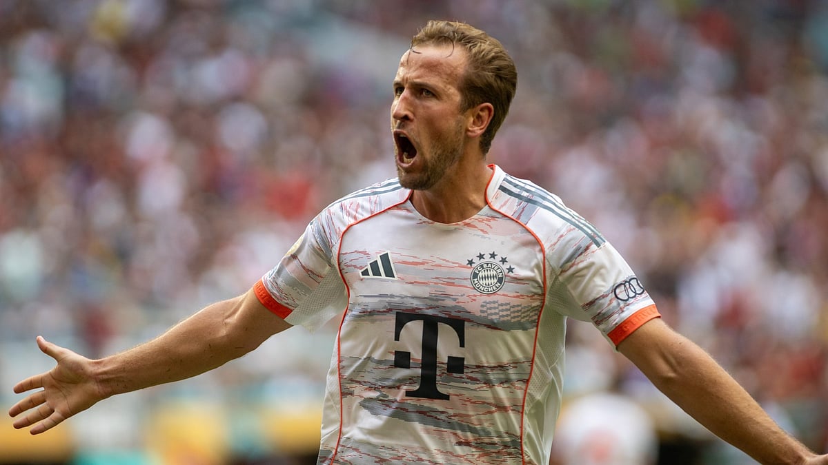 Bayern Munich goalscorer Harry Kane