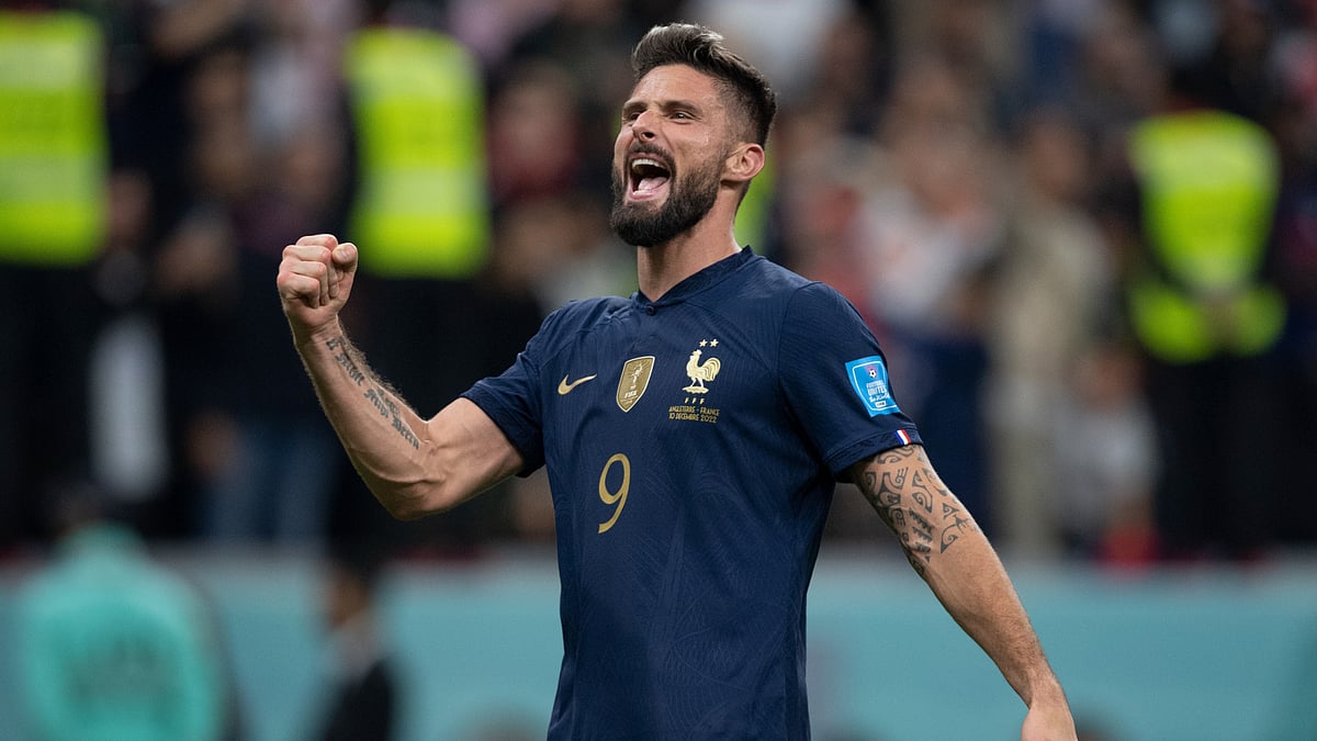 Olivier Giroud is France's all-time leading scorer, with 57 goals.