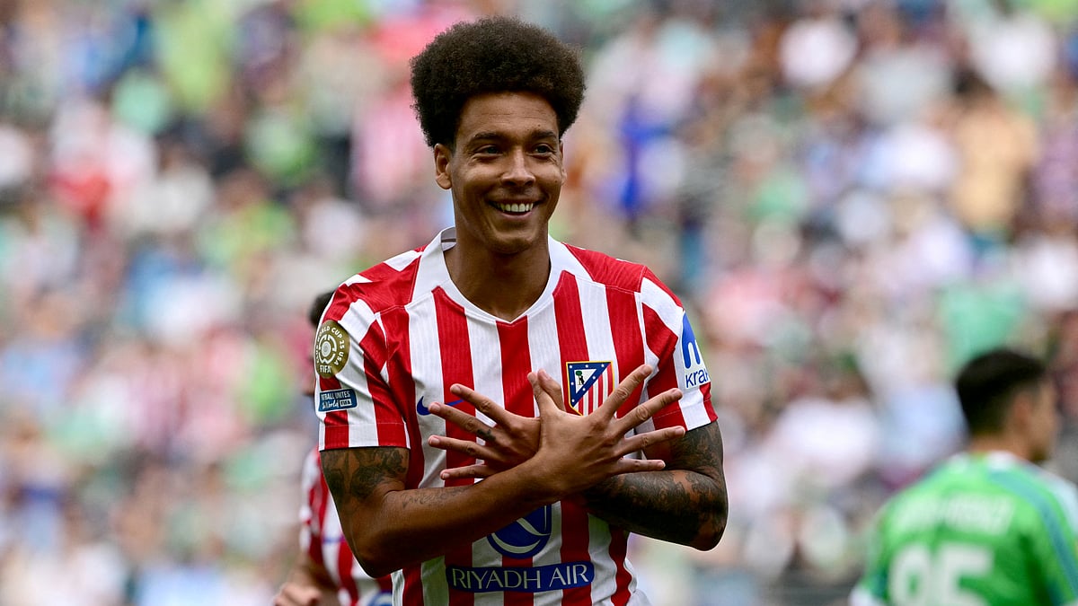 Axel Witsel scored on his final appearance for Atletico Madrid, against the Seattle Sounders.