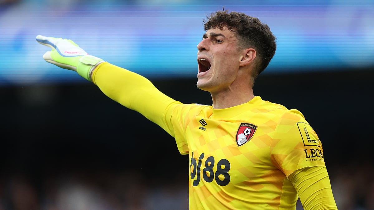 File : Kepa Arrizabalaga in action for Bournemouth.