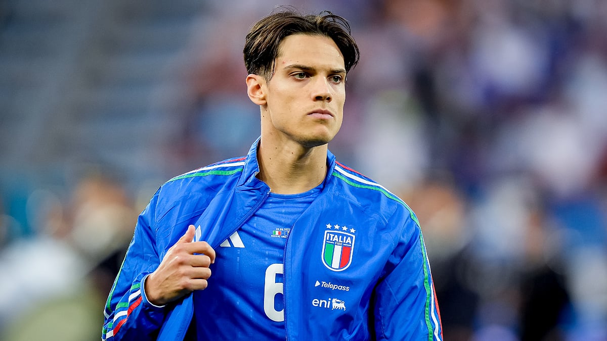 File : File photo of Samuele Ricci in action for Italy national team.