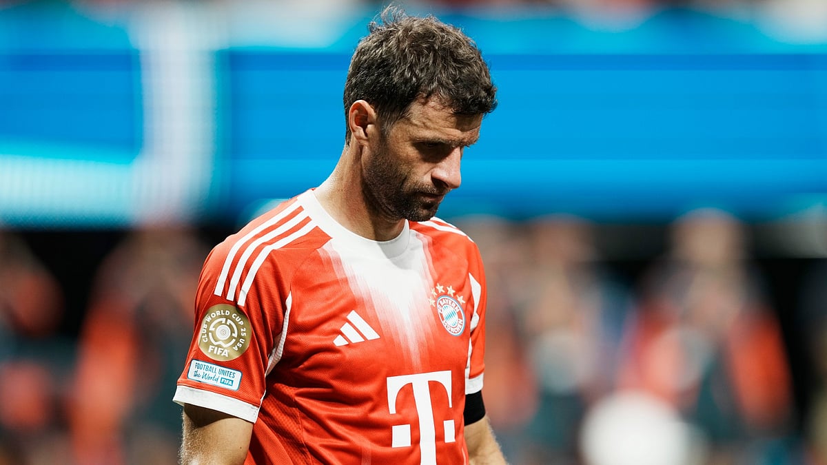 Thomas Muller plays his last match for Bayern Munich.