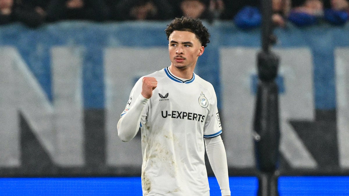 File : Chemsdine Talbi in action for Club Brugge.