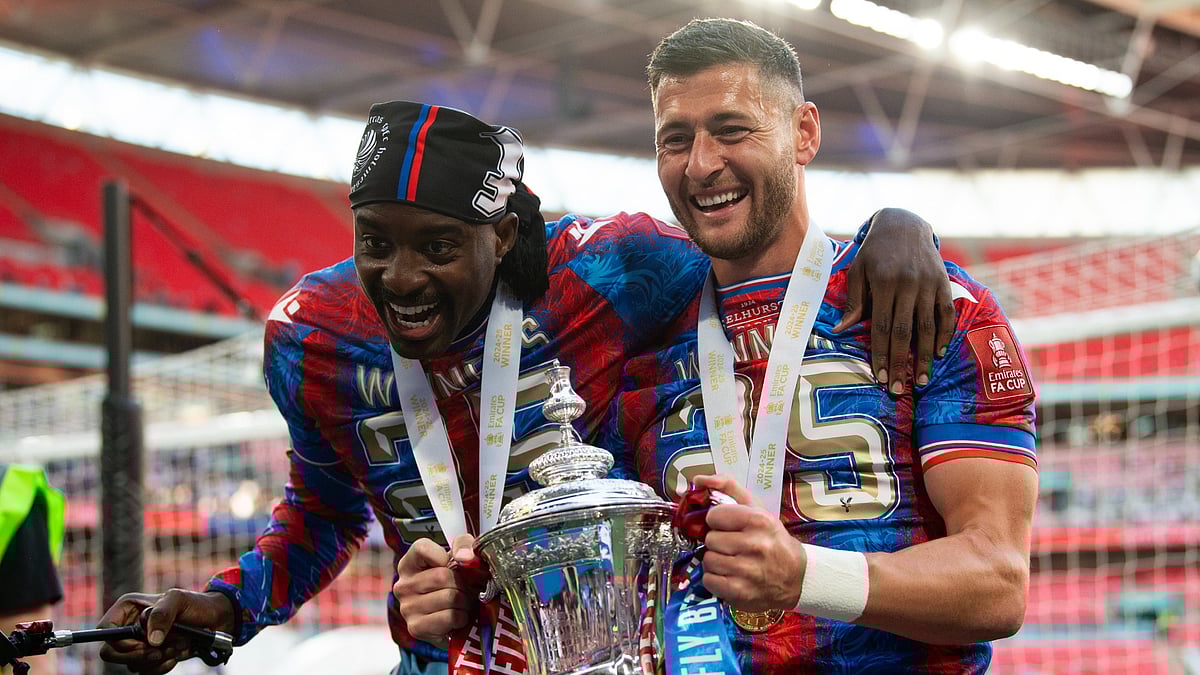 Palace won the FA Cup in May