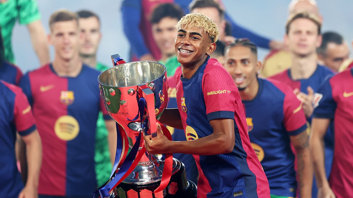 Barcelona's Lamine Yamal