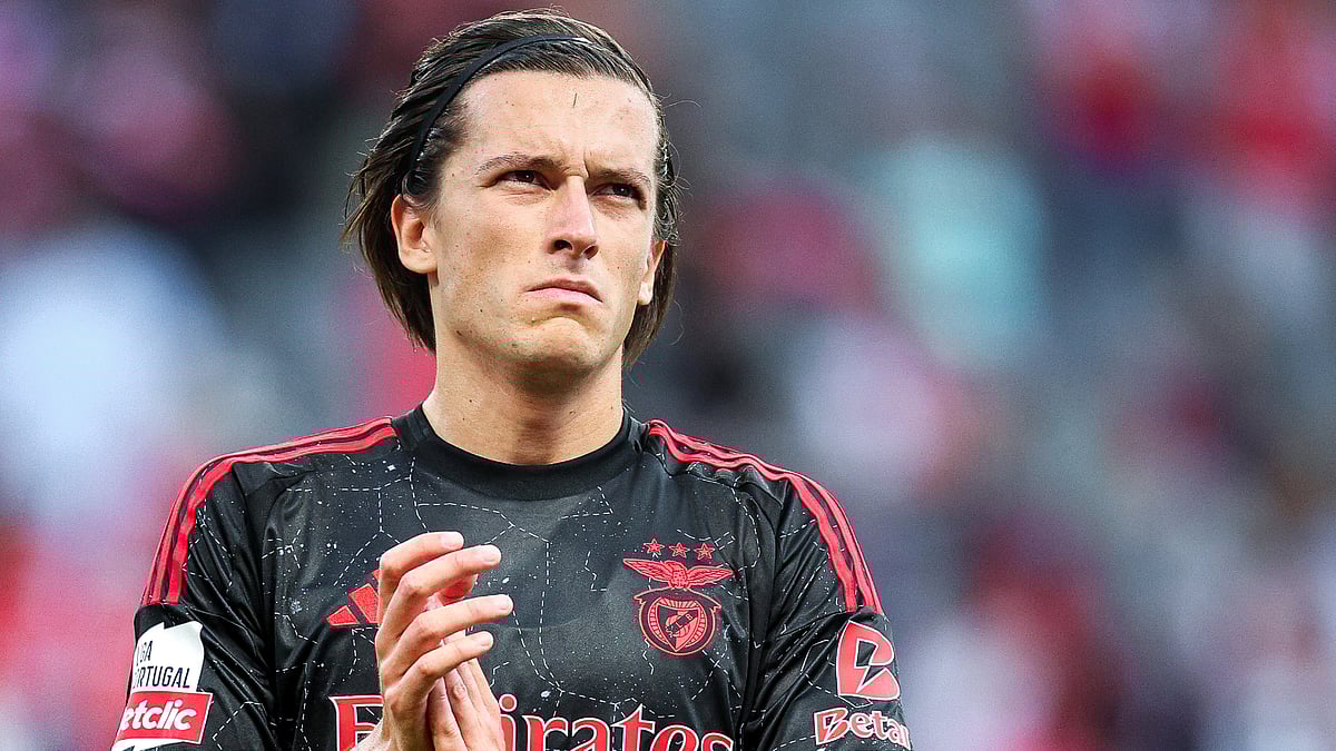 Alvaro Carreras in action for Benfica last season