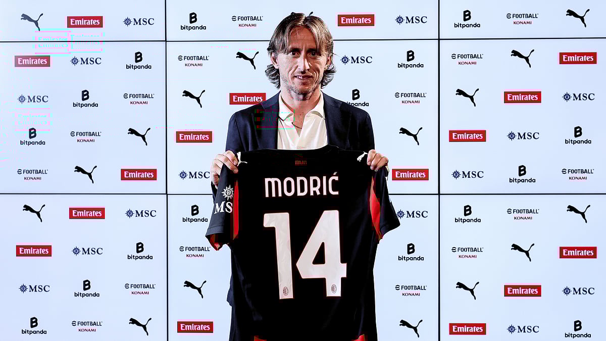 Luka Modric has been confirmed as a Milan player.