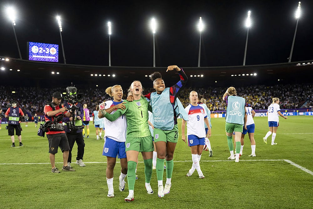 | Photo: Ennio Leanza/Keystone via AP : UEFA Women's Euro 2025: Sweden Vs England