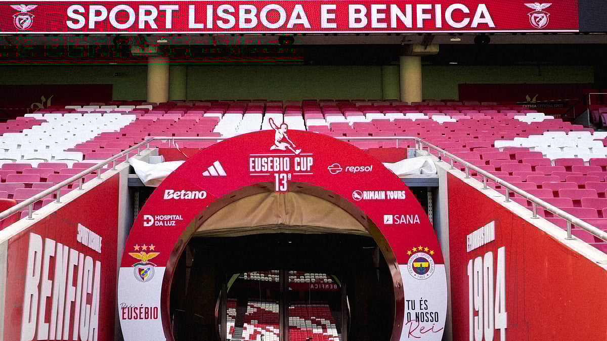 | Photo: X/SLBenfica : Benfica vs Fenerbahce: The Estadio da Luz ahead of the pre-season friendly match.