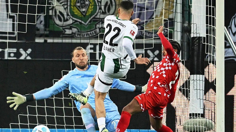 Photo: Fabian Strauch/DPA via AP : Bundesliga: Mainz vs Borussia Monchengladbach