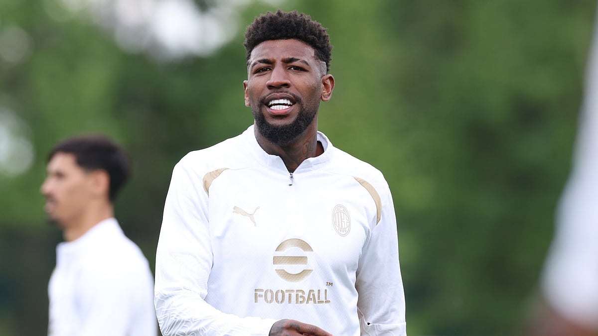 File : Emerson Royal in action for AC Milan.