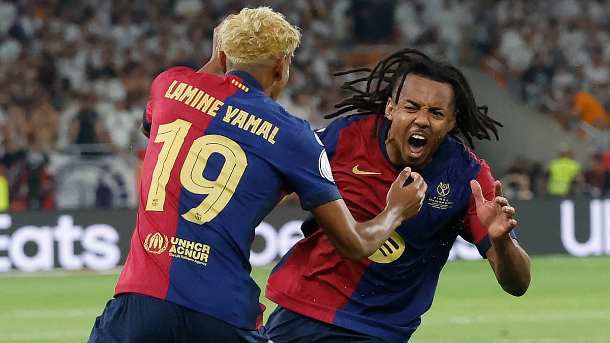 Jules Kounde was the hero of Barcelona's Copa del Rey triumph.