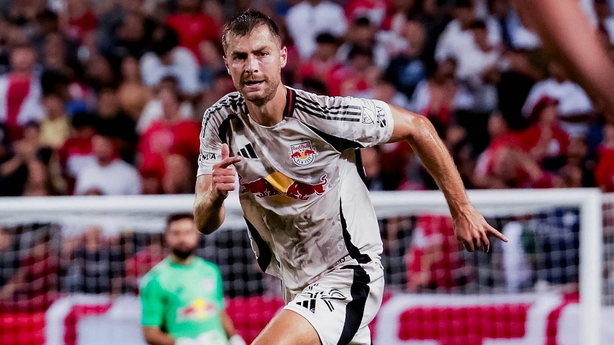 | Photo: X/NewYorkRedBulls : Guadalajara vs NY Red Bulls, Leagues Cup 2025: New York Red Bulls in action in the Major League soccer.