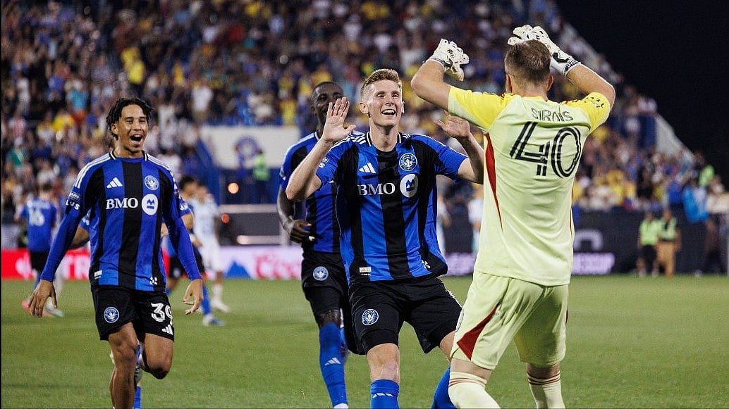 | Photo: X/cfmontreal : CF Montreal vs Club Leon, Leagues Cup 2025: CF Montreal players celebrate after wining the penalty shootout.