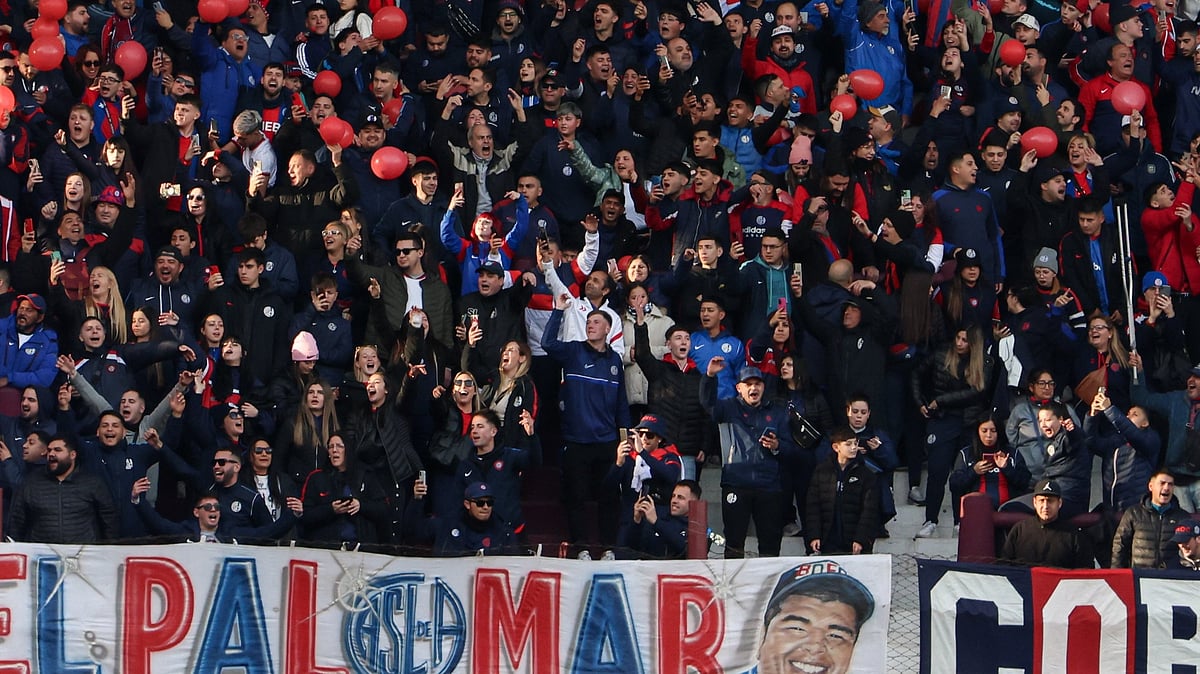 | Photo: X/SanLorenzo : San Lorenzo vs Tigre, Copa Argentina 2025: File photo of San Lorenzo fans during the Argentina Primera Division.