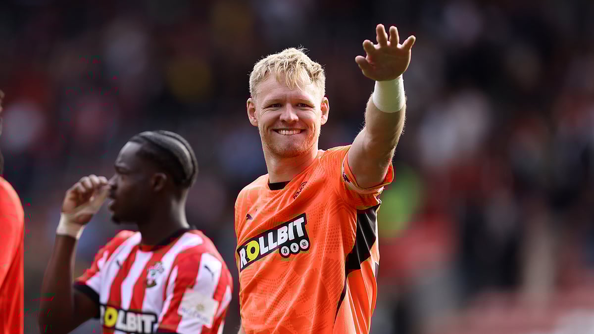 File : File photo of Aaron Ramsdale in action for Southampton.