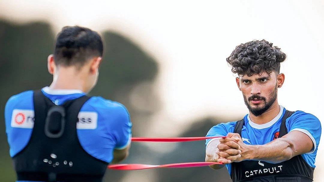 Photo: X | Punjab FC : Punjab FC players during a practice session.