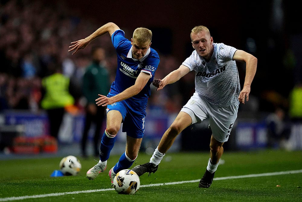 | Photo: Andrew Milligan/PA via AP : UEFA Champions League Third-round Qualifier: Rangers Vs Viktoria Plzen 