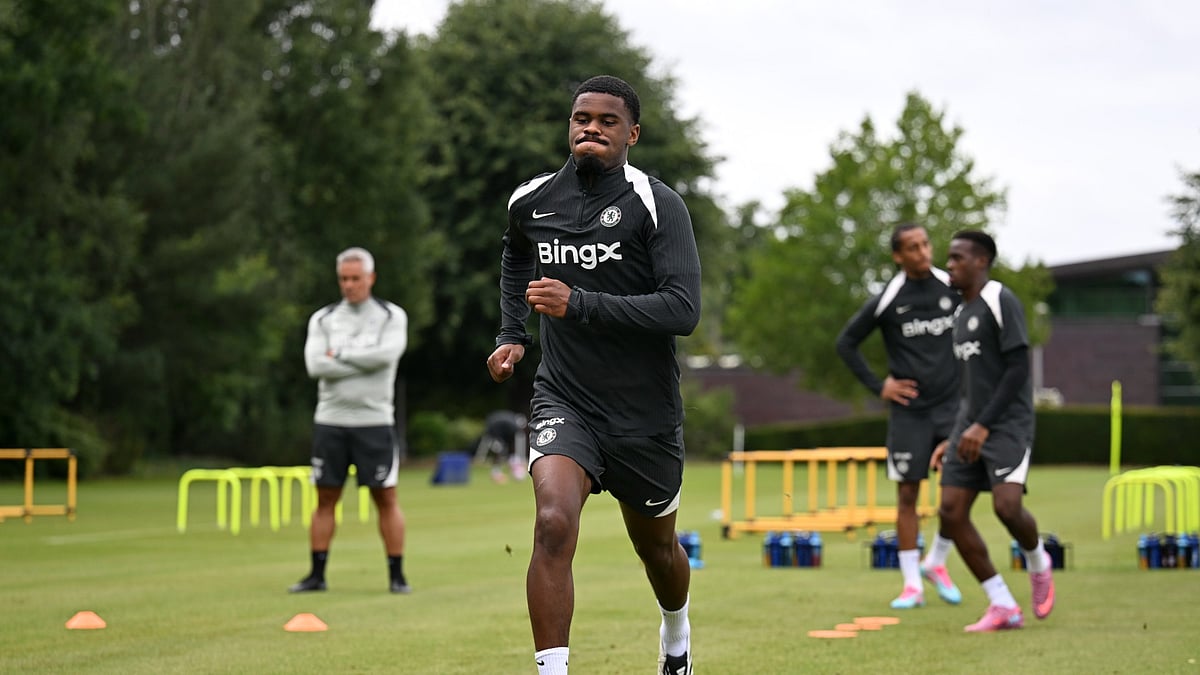 Jorrel Hato training at Cobham.