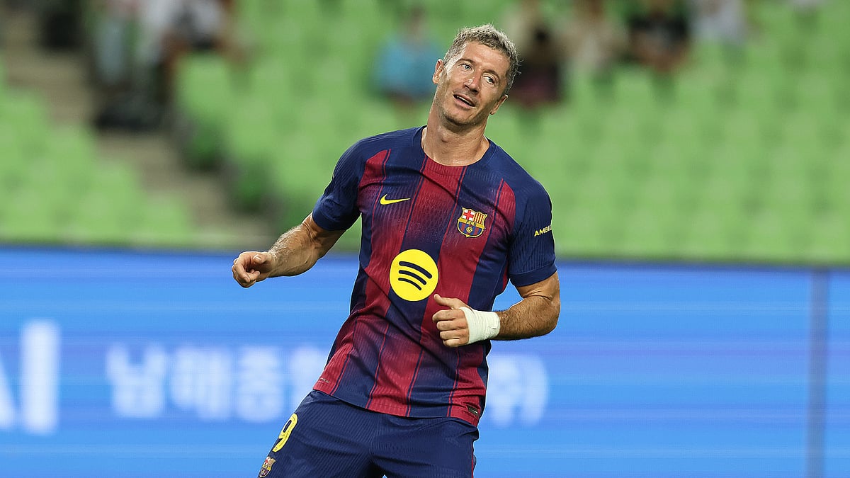 Barcelona's Robert Lewandowski