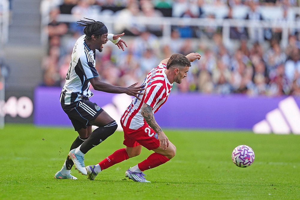 | Photo: Owen Humphreys/PA via AP : Club Friendly 2025: Newcastle United Vs Atletico Madrid