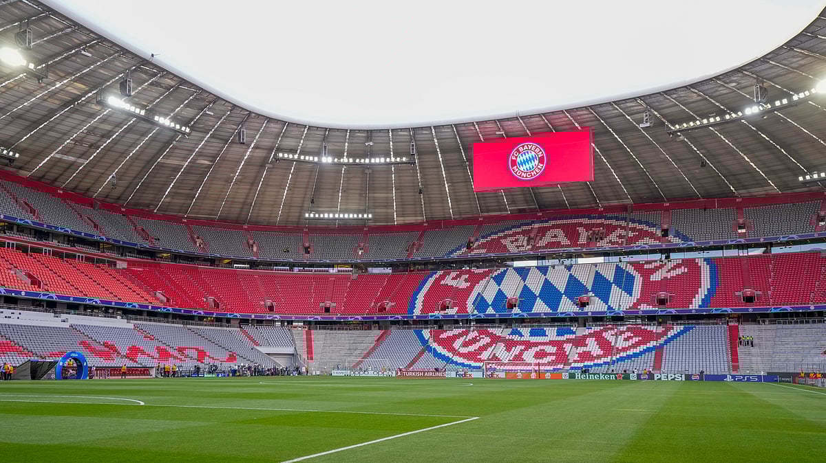 | Photo: AP/Matthias Schrader : Stuttgart vs Bayern Munich, DFL Super Gup 2025: File photo of the Allianz Arena prior to start of the Champions League semifinal first leg soccer match between Bayern Munich and Real Madrid at the Allianz Arena in Munich, Germany, Tuesday, April 30, 2024.