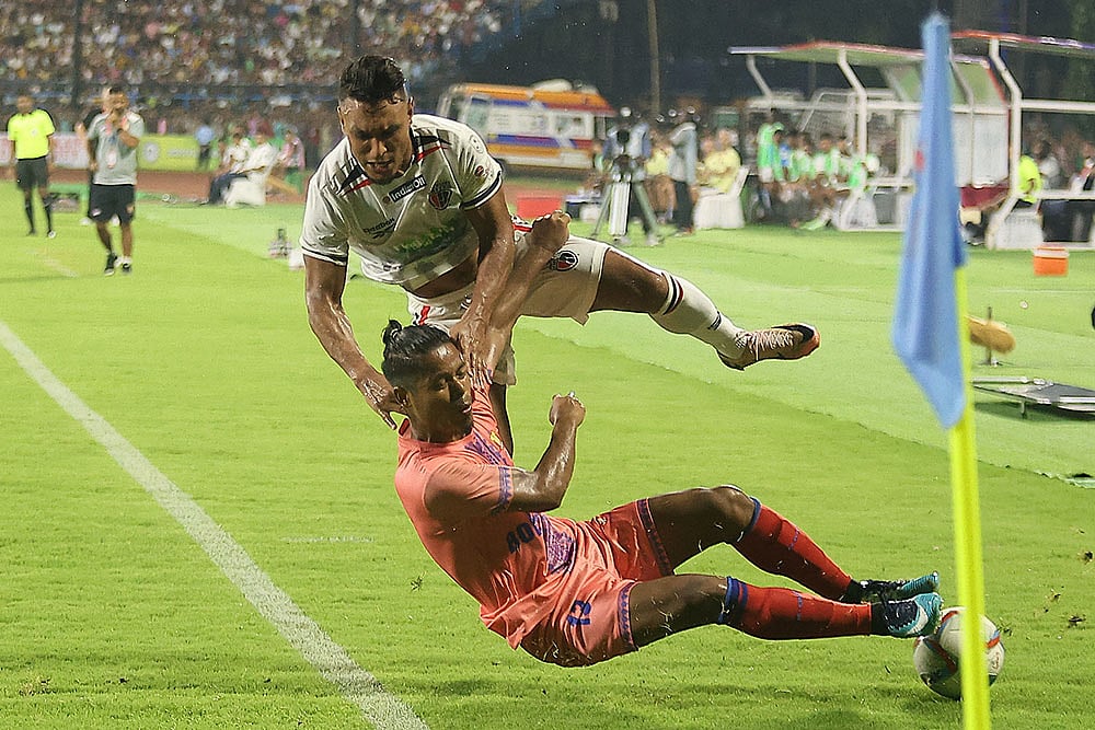 | Photo credit: Durand Cup : Durand Cup 2025 Quarter-Final 1: Bodoland vs NorthEast