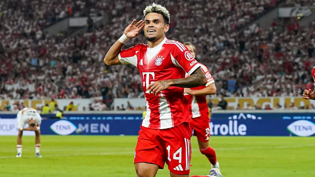 Luis Diaz scored for Bayern in the German Super Cup