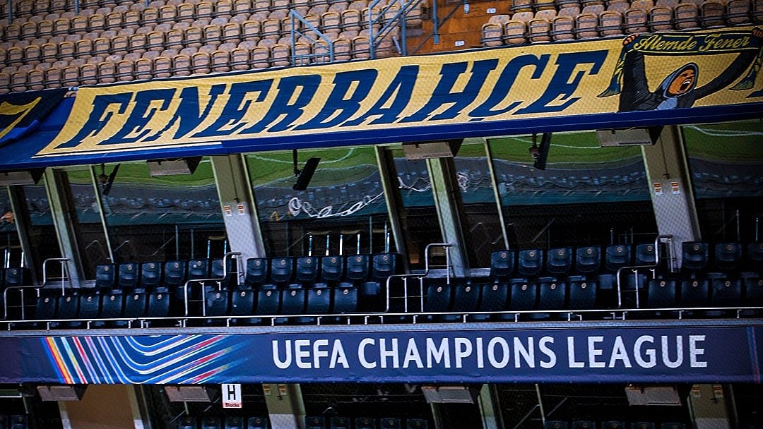 | Photo: X/Fenerbahce : Fenerbahce vs Galatasaray, UEFA Champions League Playoffs: The Sukru Sarcoglu Stadium ahead of the first leg match.