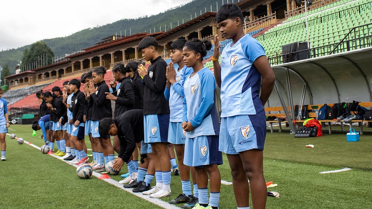 X/IndianFootball : Indian U17 Women's football team.