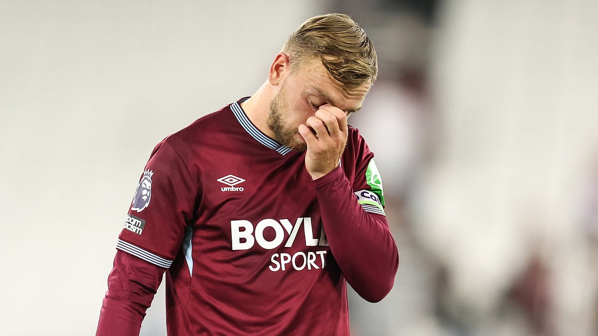 Jarrod Bowen pictured during West Ham's 5-1 loss to Chelsea