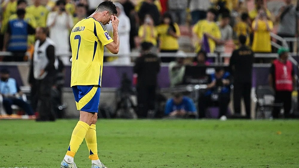| Photo: AP/Ali Issa : Al-Nassr Vs Al-Qadsiah Highlights, Saudi Pro League 2025-26: Ronaldo and Al Nassr’s title charge takes blow after loss.