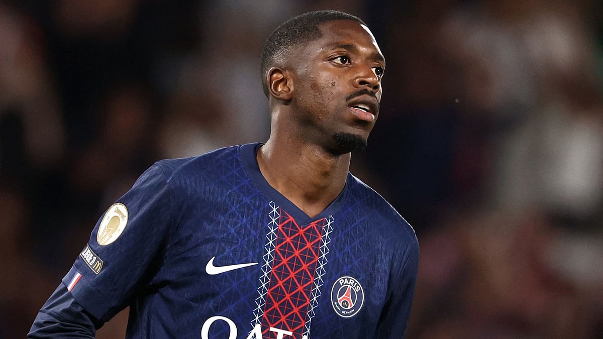 Dembele missed a penalty during the victory over Angers