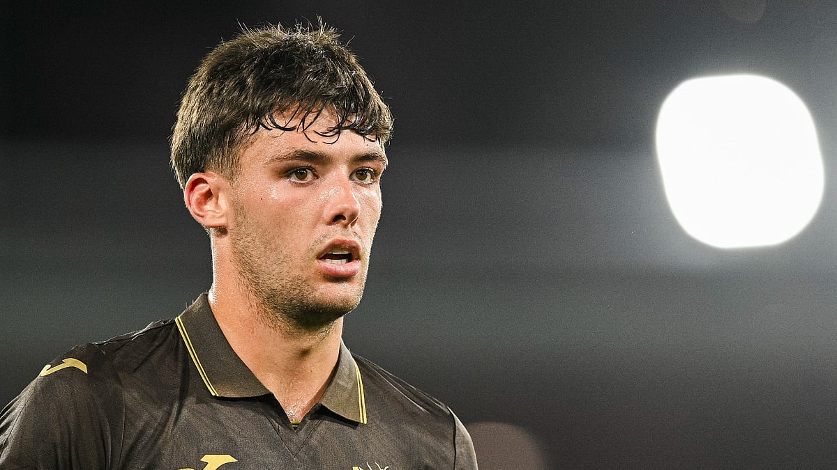Aaron Hickey in action for Brentford during pre-season.