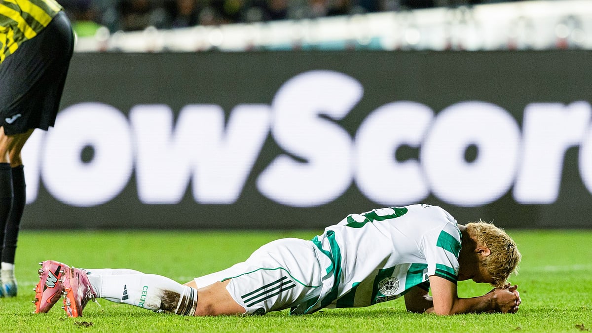 Daizen Maeda missed Celtic's final penalty in the shootout against Kairat