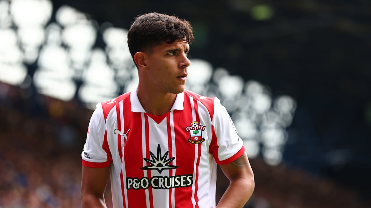 Mateus Fernandes in action for Southampton