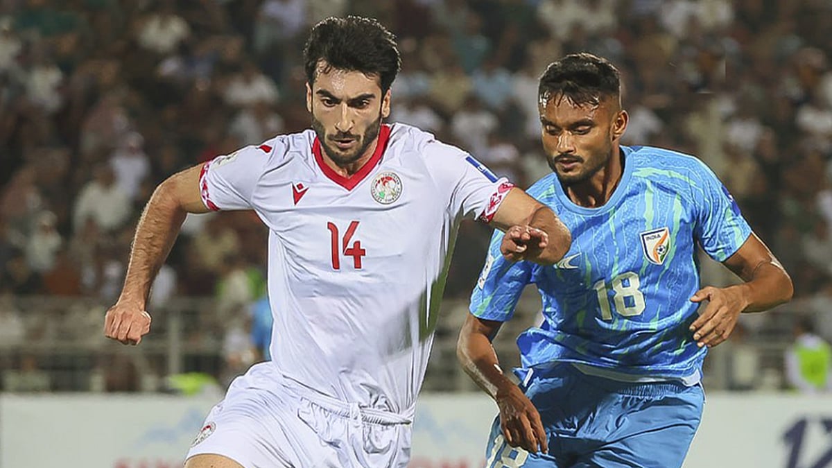 AIFF : India vs Tajikistan, CAFA Nations Cup 2025: A Glimpse from the Match.