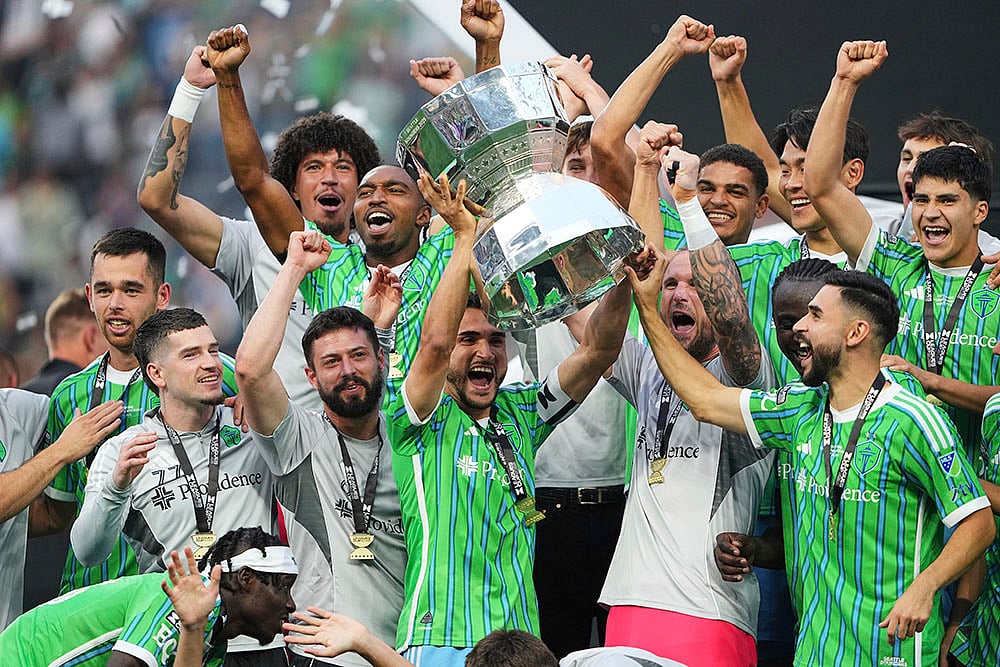 | Photo: AP/Lindsey Wasson : Leagues Cup 2025 Final: Inter Miami vs Seattle Sounders