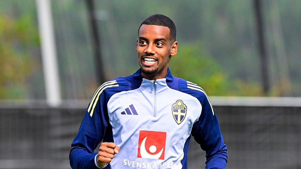 AP/JONAS EKSTROMER : Sweden's Alexander Isak was signed by Liverpool on Monday evening
