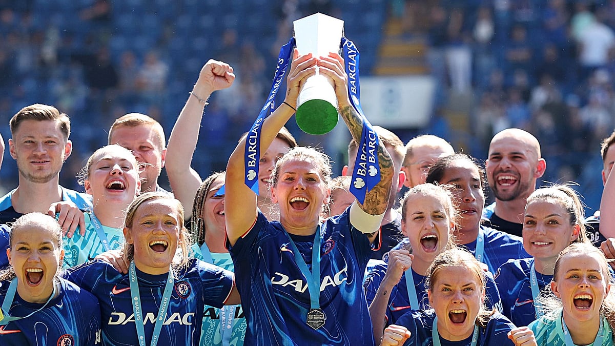 Chelsea won the 2024-25 Women's Super League title