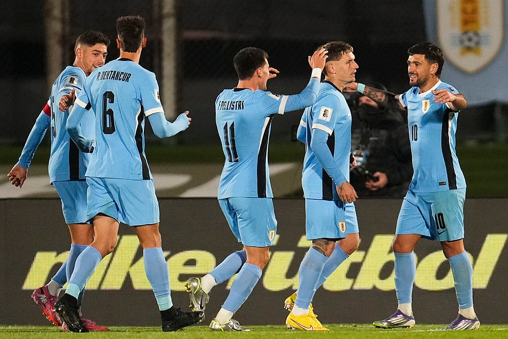 | Photo: AP/Matilde Campodonico : CONMEBOL FIFA World Cup 2026 Qualifiers: Uruguay vs Peru