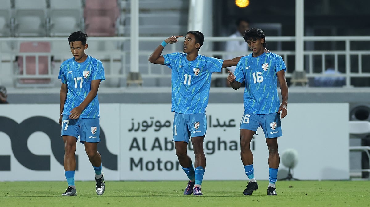 Photo: AIFF : India Vs Qatar Live Score, AFC U23 Asian Cup Qualifiers: The Blue Colts netted a goal in the 53rd minute. 